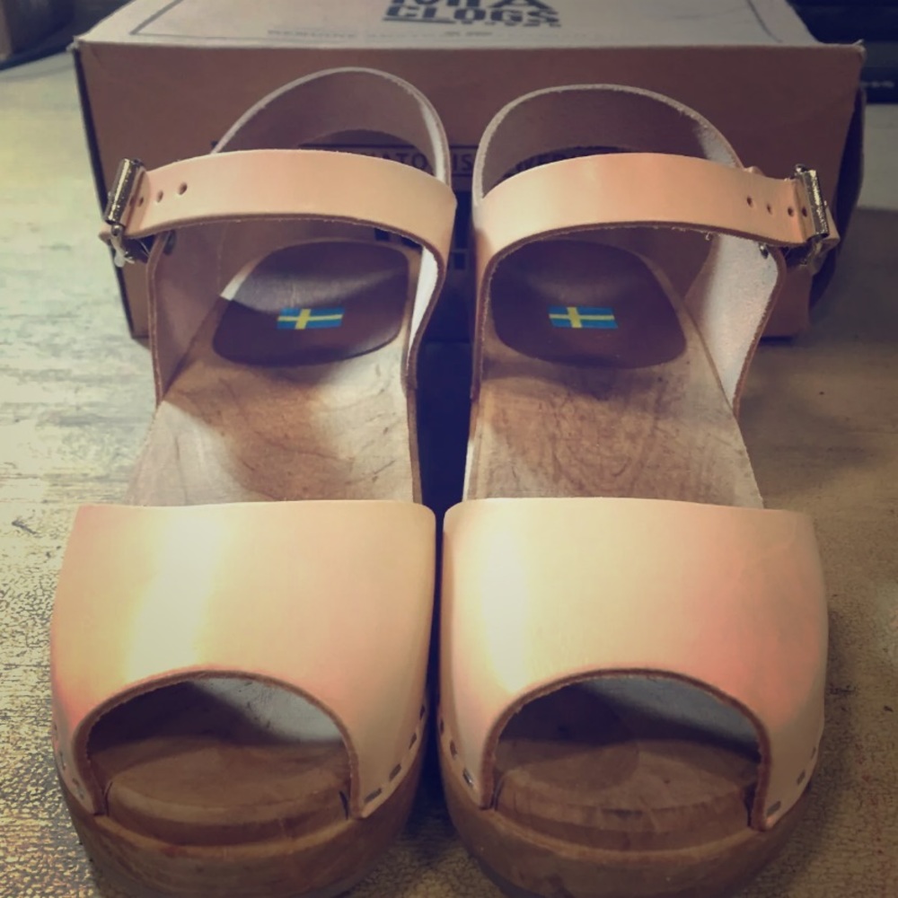 Swedish clogs beautiful! Retails $180